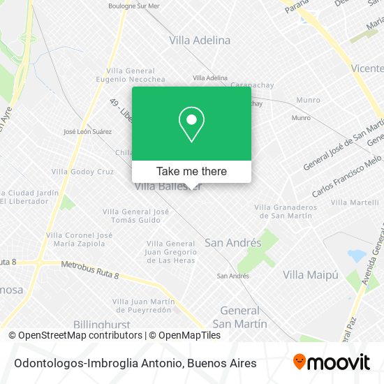 Odontologos-Imbroglia Antonio map