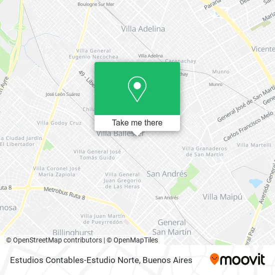 Estudios Contables-Estudio Norte map
