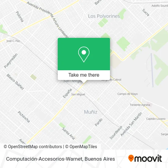 Computación-Accesorios-Warnet map