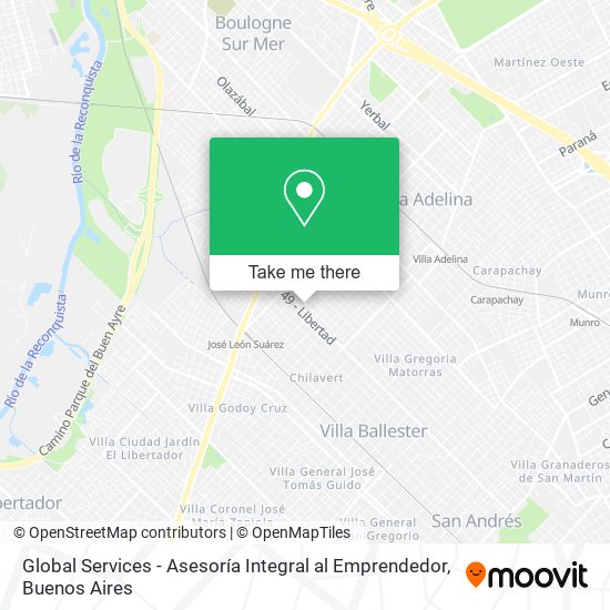 Global Services - Asesoría Integral al Emprendedor map