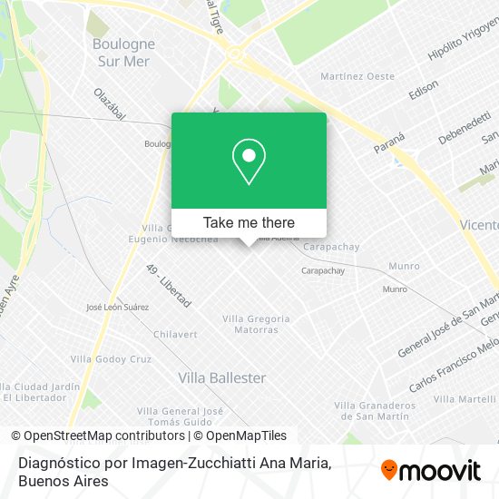 Diagnóstico por Imagen-Zucchiatti Ana Maria map