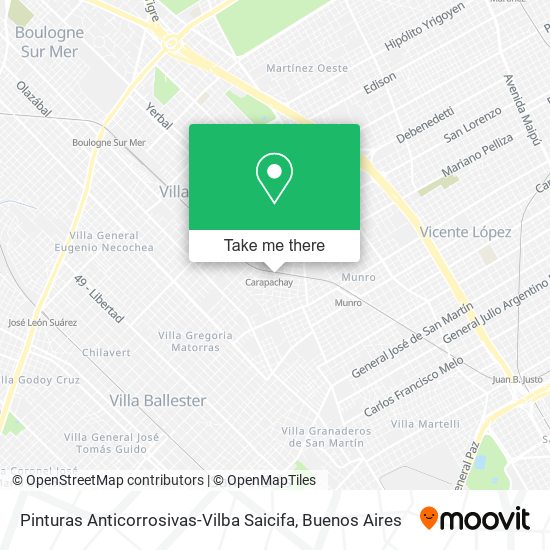 Pinturas Anticorrosivas-Vilba Saicifa map
