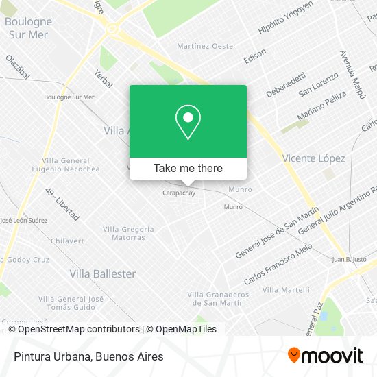 Mapa de Pintura Urbana