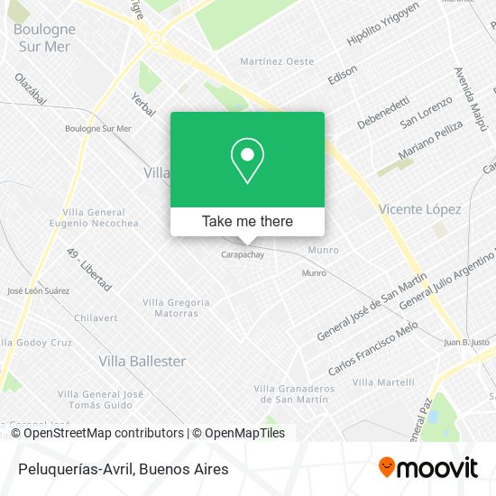 Peluquerías-Avril map