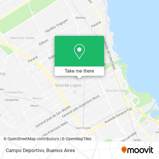 Mapa de Campo Deportivo