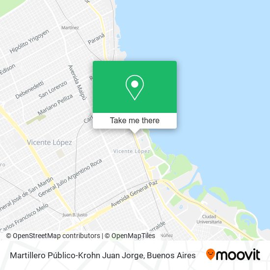 Mapa de Martillero Público-Krohn Juan Jorge
