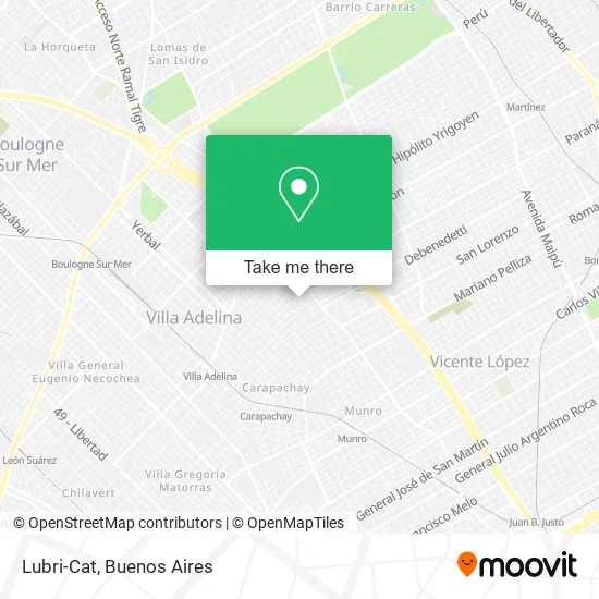 Mapa de Lubri-Cat