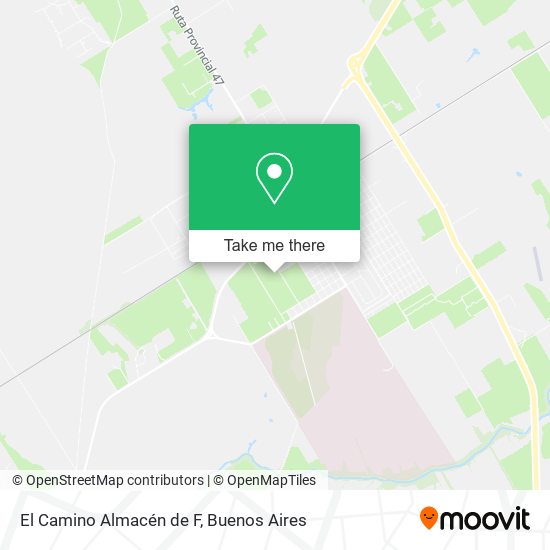 Mapa de El Camino Almacén de F