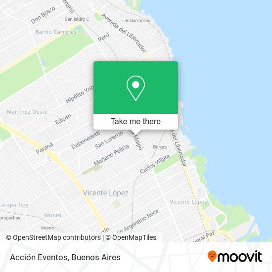 Mapa de Acción Eventos