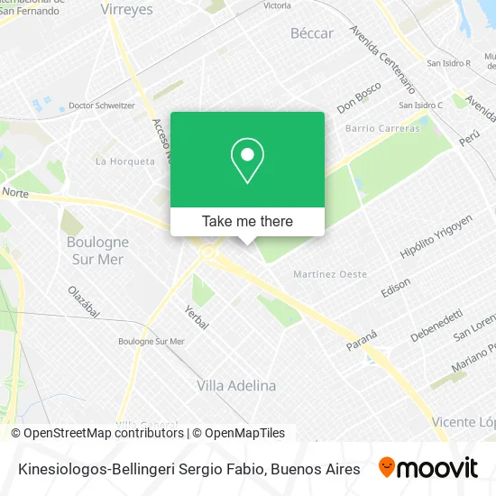 Kinesiologos-Bellingeri Sergio Fabio map