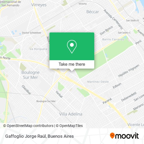 Mapa de Gaffoglio Jorge Raúl