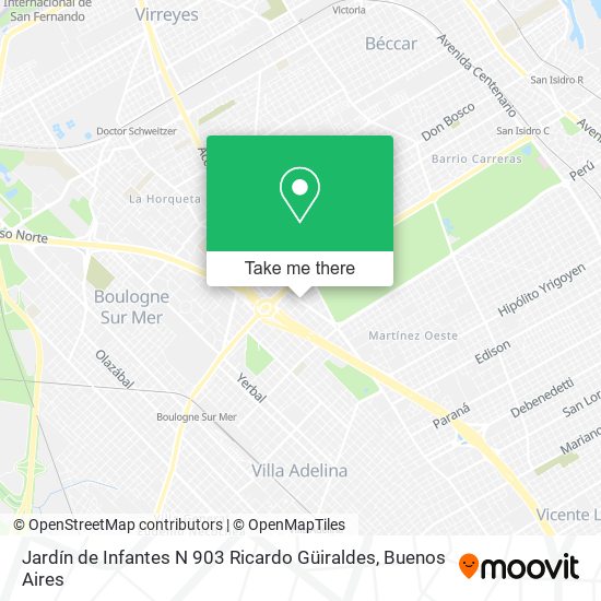 Jardín de Infantes N 903 Ricardo Güiraldes map