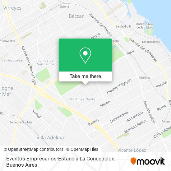 Mapa de Eventos Empresarios-Estancia La Concepción