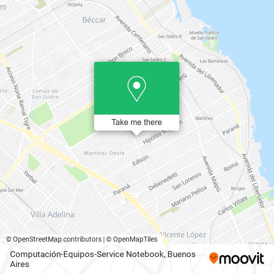 Mapa de Computación-Equipos-Service Notebook