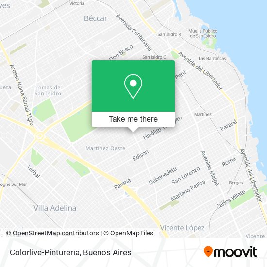 Colorlive-Pinturería map