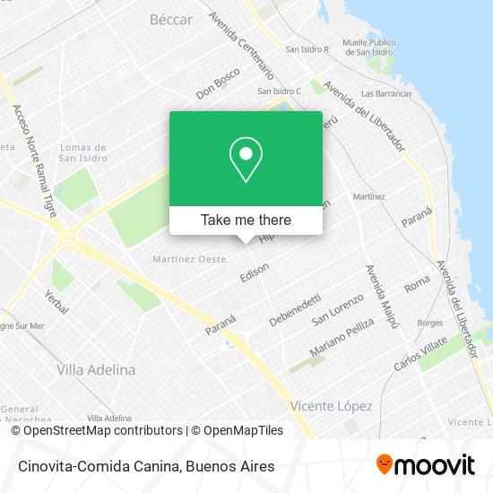 Cinovita-Comida Canina map