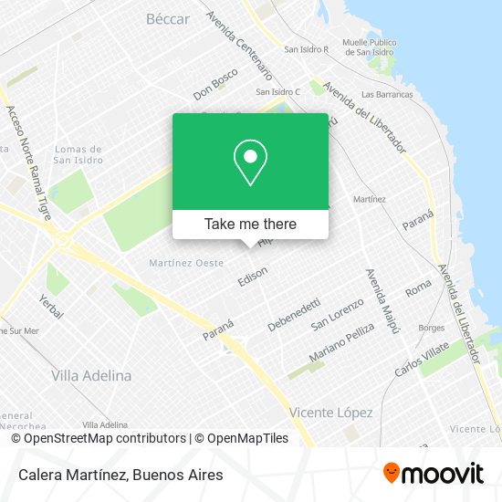 Mapa de Calera Martínez