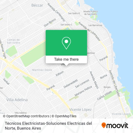 Técnicos Electricistas-Soluciones Electricas del Norte map