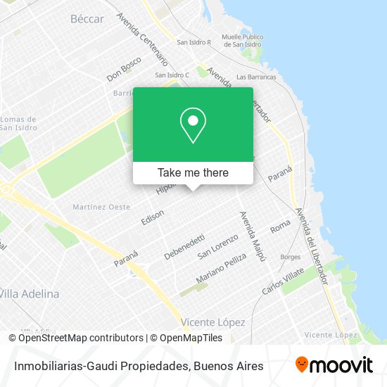 Inmobiliarias-Gaudi Propiedades map