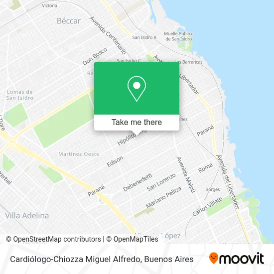 Cardiólogo-Chiozza Miguel Alfredo map