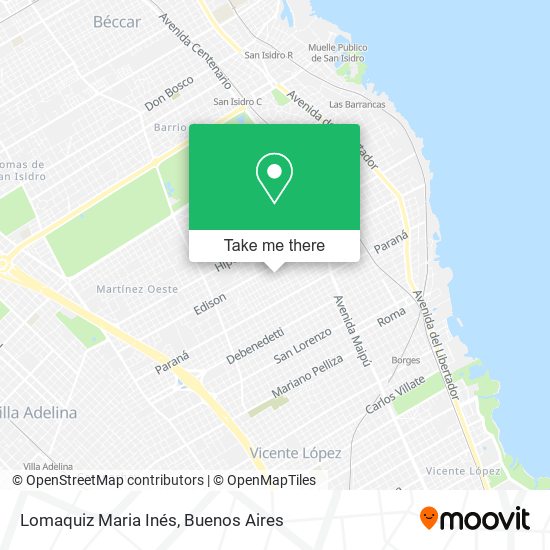 Mapa de Lomaquiz Maria Inés