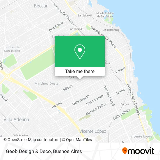 Geob Design & Deco map