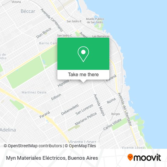 Myn Materiales Eléctricos map
