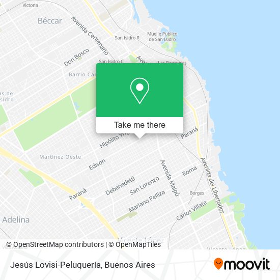 Jesús Lovisi-Peluquería map