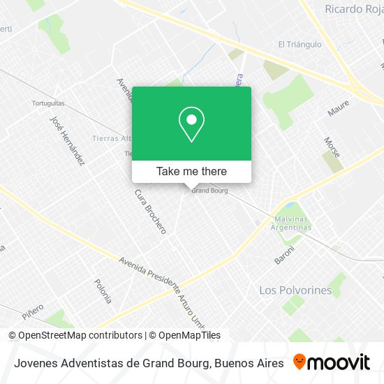 Mapa de Jovenes Adventistas de Grand Bourg