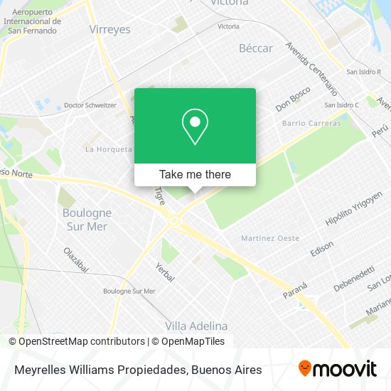 Mapa de Meyrelles Williams Propiedades