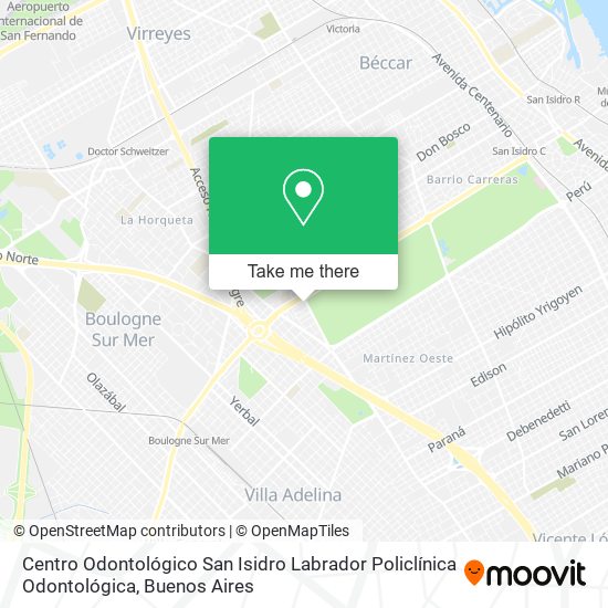 Centro Odontológico San Isidro Labrador Policlínica Odontológica map