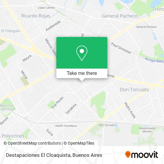 Destapaciones El Cloaquista map