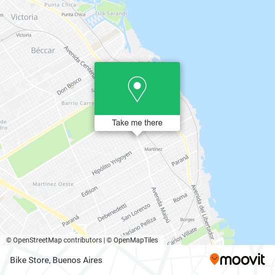 Bike Store map