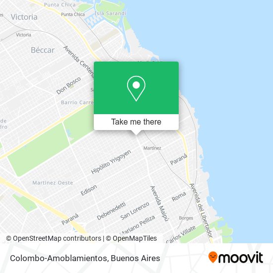 Colombo-Amoblamientos map