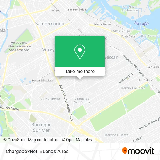 ChargeboxNet map
