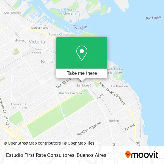 Estudio First Rate Consultores map