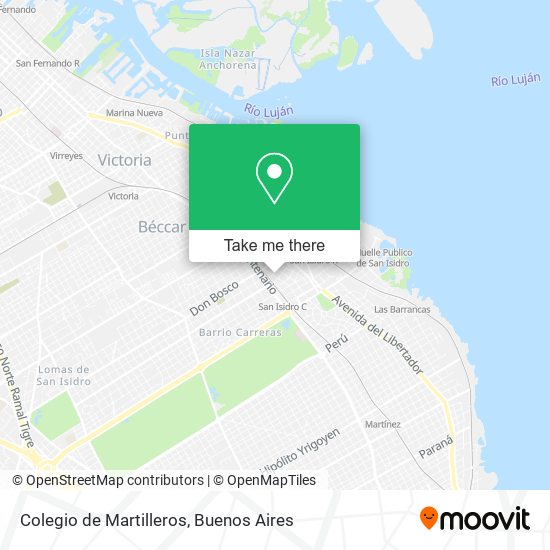 Colegio de Martilleros map