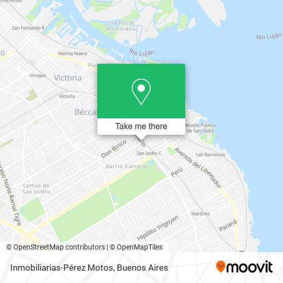 Inmobiliarias-Pérez Motos map