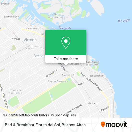 Mapa de Bed & Breakfast-Flores del Sol