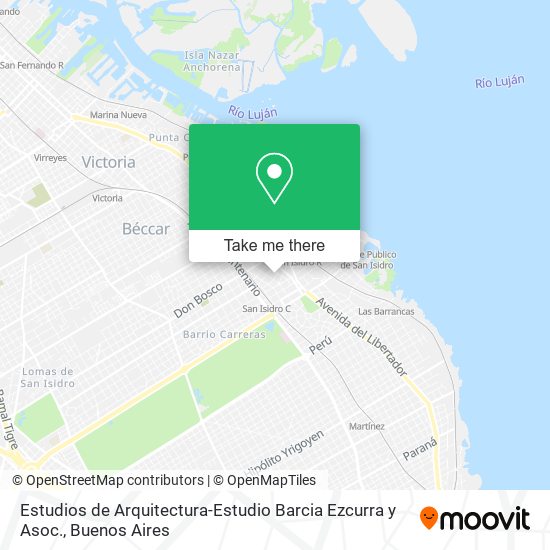 Estudios de Arquitectura-Estudio Barcia Ezcurra y Asoc. map