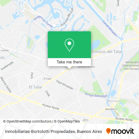 Mapa de Inmobiliarias-Bortolotti Propiedades