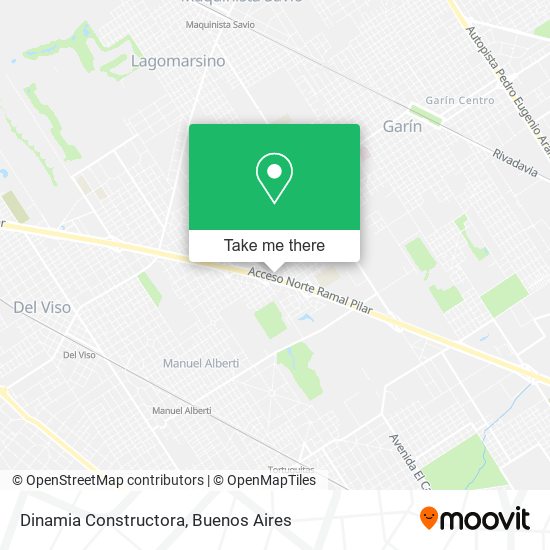 Dinamia Constructora map