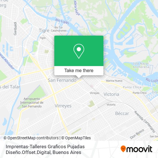 Mapa de Imprentas-Talleres Graficos Pujadas Diseño.Offset.Digital