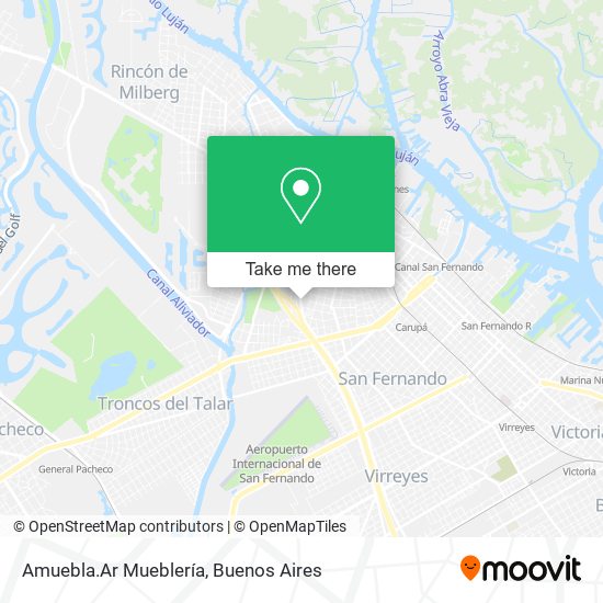 Amuebla.Ar Mueblería map