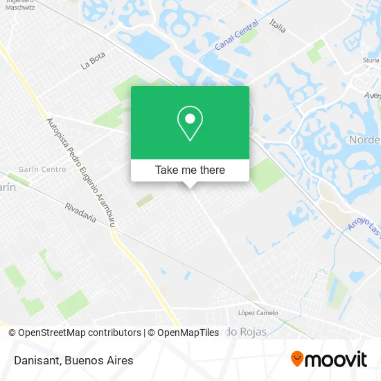 Mapa de Danisant
