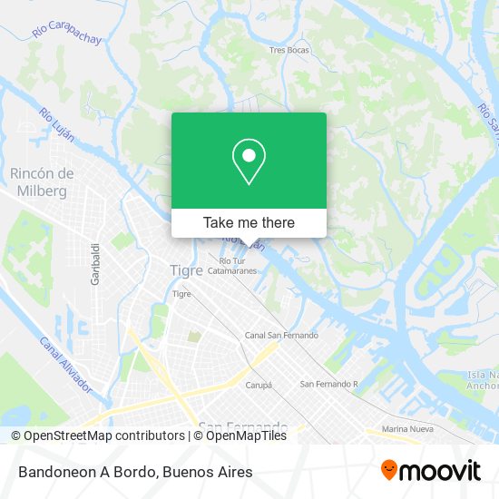 Bandoneon A Bordo map