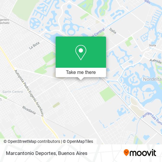 Marcantonio Deportes map