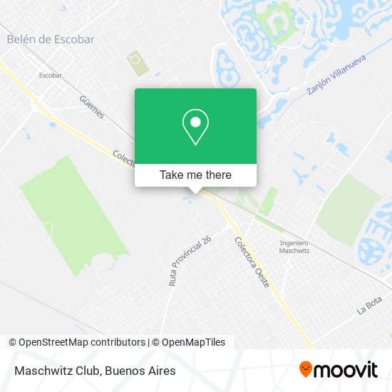 Mapa de Maschwitz Club