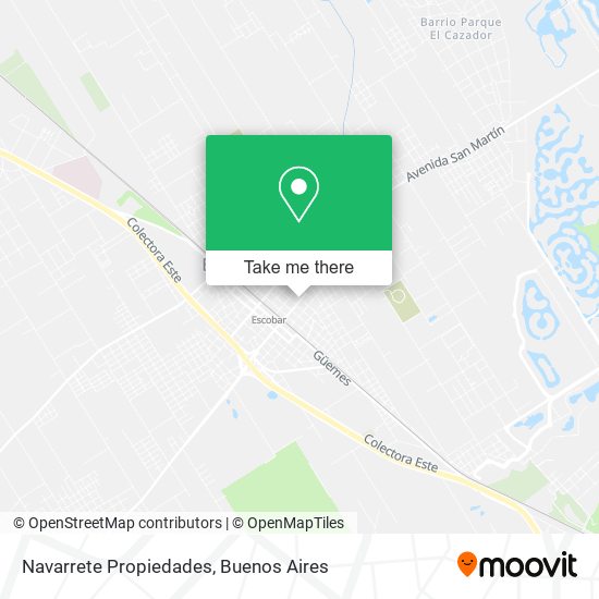 Navarrete Propiedades map