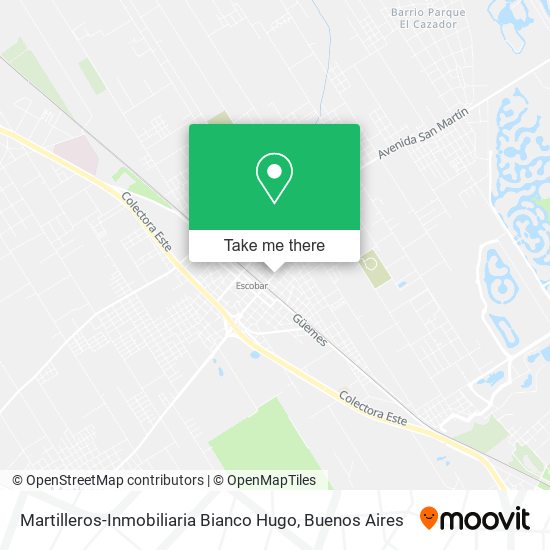 Mapa de Martilleros-Inmobiliaria Bianco Hugo